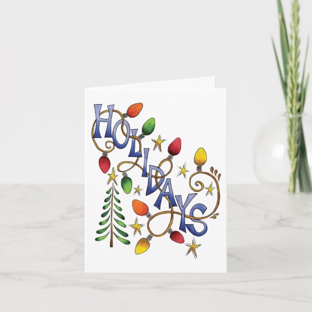 Cartão De Agradecimento Natais vintages Obrigado (Frente)