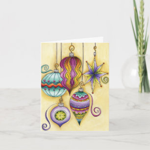 Cartão De Agradecimento Natais vintages Obrigado