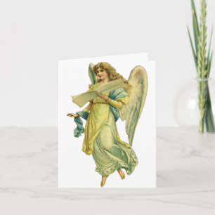 Cartão De Agradecimento Natais vintages Obrigado