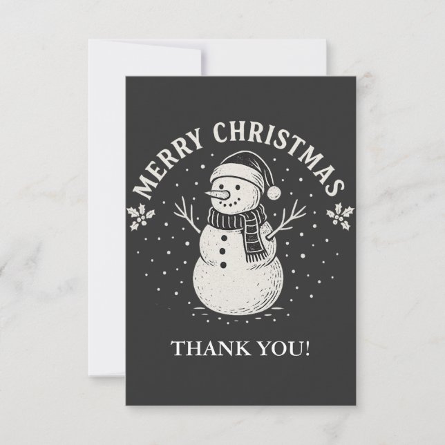 Cartão De Agradecimento Natal (Frente)
