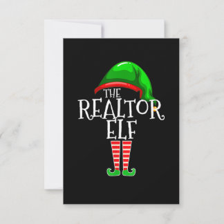 Cartão De Agradecimento Natal da Família Correspondente do Grupo Elf do Re