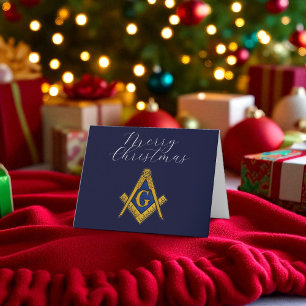Cartão De Agradecimento Natal Maçom Maçônico Maçom Freemason