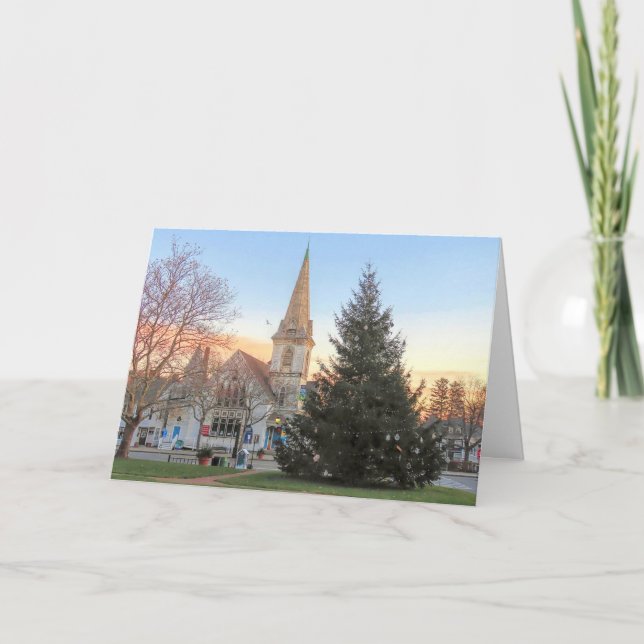 Cartão De Agradecimento Natal nas MÃES de Plymouth 2022 (Frente)