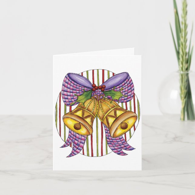 Cartão De Agradecimento Natal Vintage Obrigado (Frente)