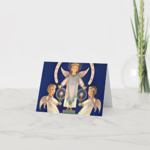 Cartão De Agradecimento Natal Vintage Obrigado