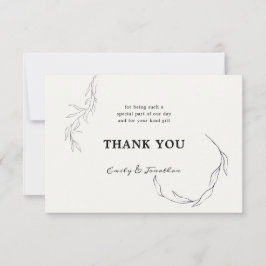 Cartão De Agradecimento Negra Sai Do Casamento Branco Obrigado Foto