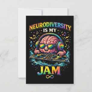 Cartão De Agradecimento Neurodiversidade É Minha Paixão