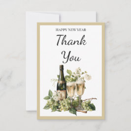 Cartão De Agradecimento New Year Custom Thank You Card | 2026 Greeting