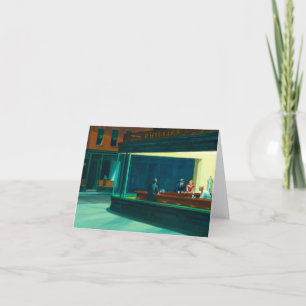 Cartão De Agradecimento Nighthawks, 1942 por Edward Hopper