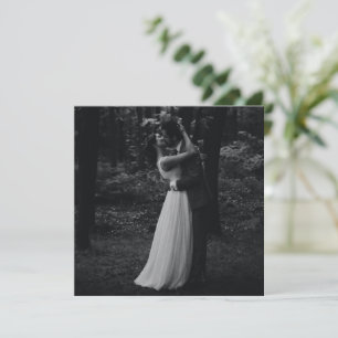 Cartão De Agradecimento Nó Celta Irlandesa de Amor de Cisne Fotografia de