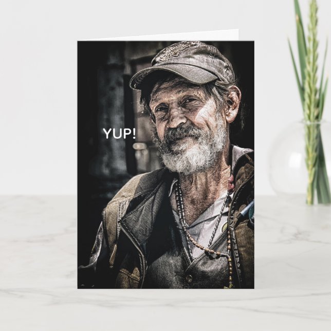 CARTÃO DE AGRADECIMENTO NO DOUBT - BELATED BIRTHDAY CARD (Frente)