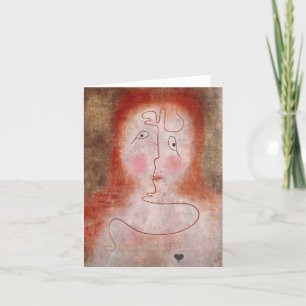 Cartão De Agradecimento No Espelho Mágico de Paul Klee