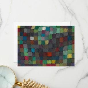 Cartão De Agradecimento Noite em N por Paul Klee