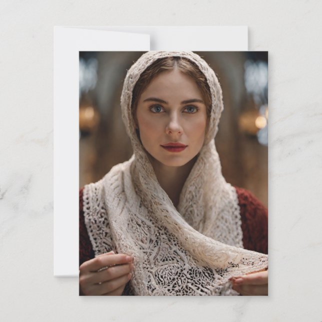 Cartão De Agradecimento Noiva da Floresta  (Frente)