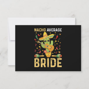 Cartão De Agradecimento Noiva Nacho Média Cinco De Mayo Casamento Mexicano