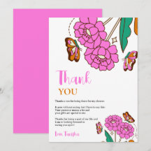 Noivos Borboletas Rosa Floral Script Nupcial