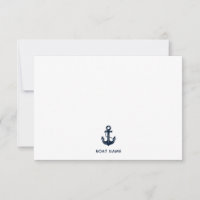 Nome de barco náutico personalizado Âncora