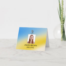 Cartão De Agradecimento nome de fundo mágico Personalizado 