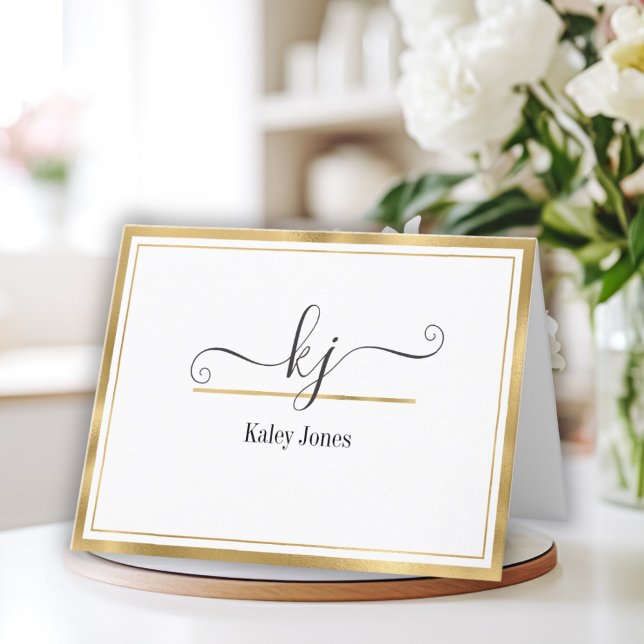 Cartão De Agradecimento Nome Personalizado | Da Mesa Do Carro De Obrigado (Criador carregado)