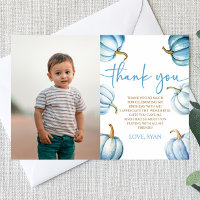 Nossa Pequena Festa de aniversário Azul de Abóbora