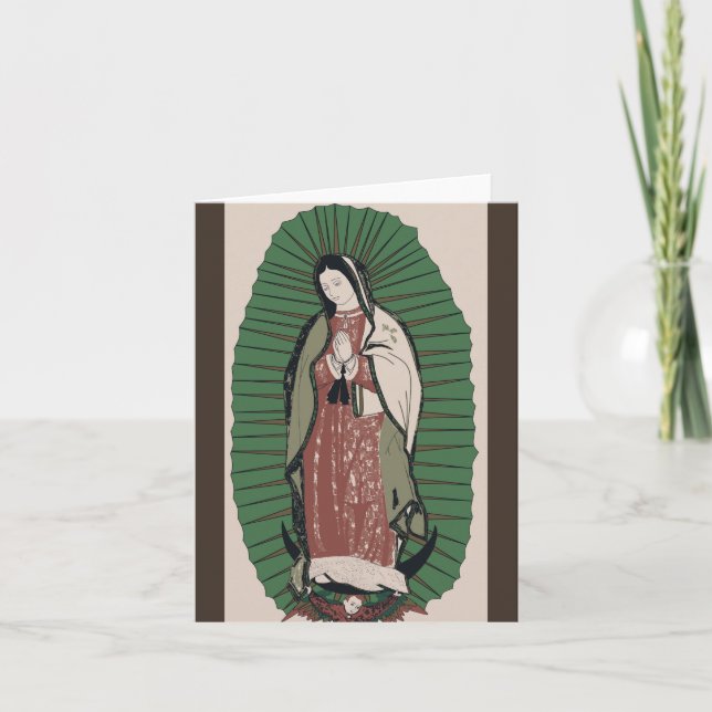 Cartão De Agradecimento Nossa Senhora de Guadalupe (Frente)