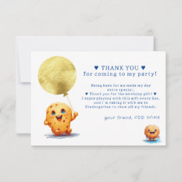 Cartão De Agradecimento Nosso Pequeno Biscoito Faz UM Aniversário de 1 Ano