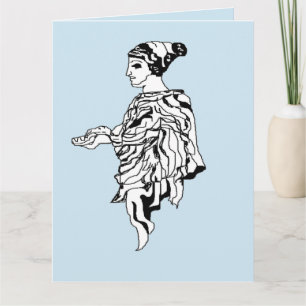 Cartão De Agradecimento Nota: Antiga estátua de escultura grega