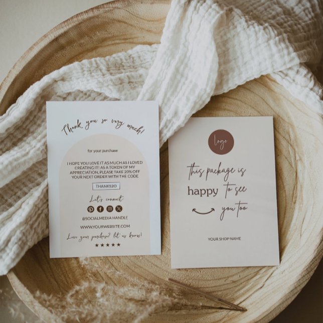 Cartão De Agradecimento Nota de Agradecimentos de Negócios Personalizados (Criador carregado)