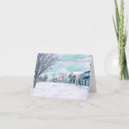 Cartão De Agradecimento Notecard CIty Mackinaw