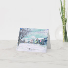 Cartão De Agradecimento Notecard CIty Mackinaw