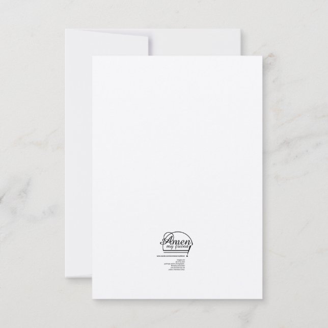 Cartão De Agradecimento Notecard de Foto Alterada Floral do vazio (Verso)