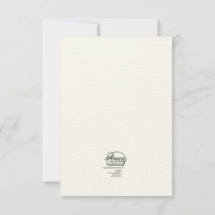 Cartão De Agradecimento Notecard de Foto Alterada Floral do vazio