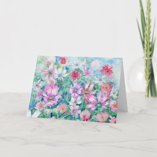 Cartão De Agradecimento Notecard do Vazio "Cosmos" (Frente)