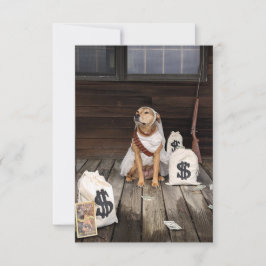 Cartão De Agradecimento Notecard engraçada do livro de fantasia Robber Bri