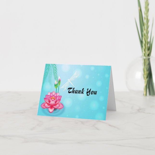 Cartão De Agradecimento Notecard Lotus All Occasion (Frente)