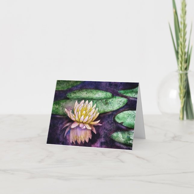 Cartão De Agradecimento Notecard Lotus All Occasion (Frente)