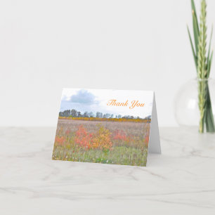 CARTÃO DE AGRADECIMENTO NOTECARD, "OBRIGADO" PAISAGEM