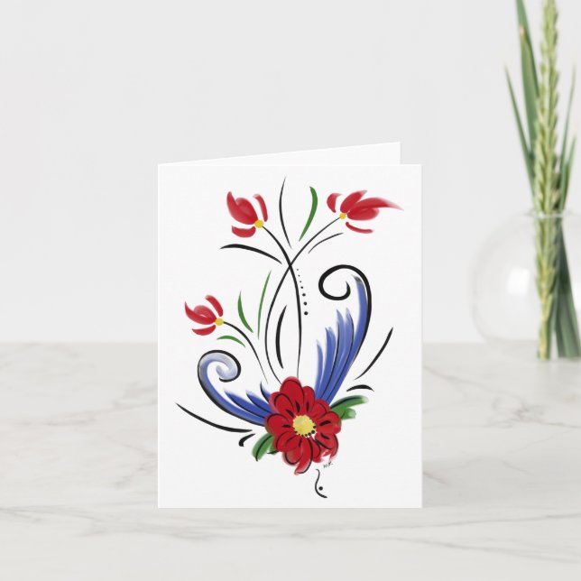 Cartão De Agradecimento Notecard vazio (Frente)