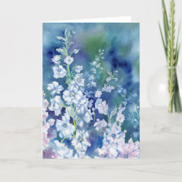 Cartão De Agradecimento Notecard Vazio Delfiníos Branco