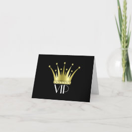 Cartão De Agradecimento Notecard VIP