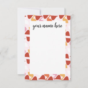 Cartão De Agradecimento Notecards Pelicanos Personalizados