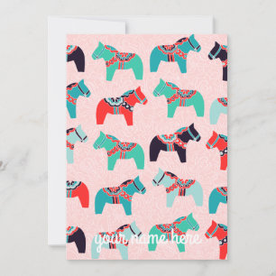 Cartão De Agradecimento Notecards personalizados de cavalos Dala