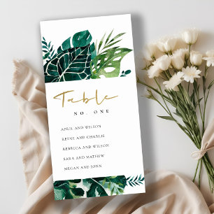 Cartão De Agradecimento Número de Tabela de Gráfico de Seções de Folhe