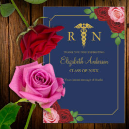 Cartão De Agradecimento Nurse Graduation