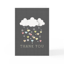 Nuvens + Obrigado neutro do chá de fraldas dos