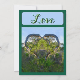 Cartão De Agradecimento O Amor Da Natureza