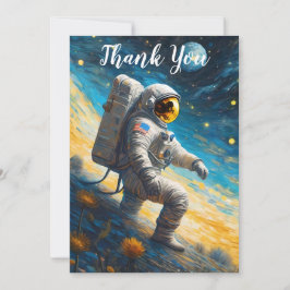 Cartão De Agradecimento O Astronauta Perdido
