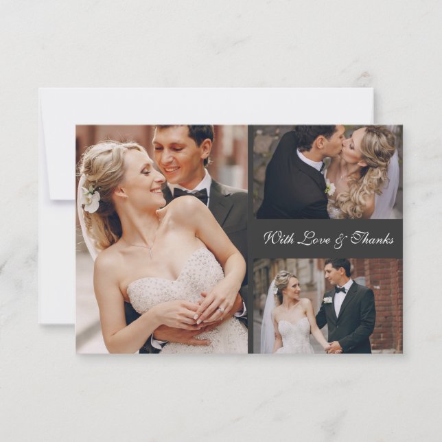 Cartão De Agradecimento O Canal De Amsterdã Agradece A Colagem De Fotos (Frente)