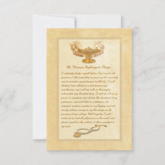 Cartão De Agradecimento O Compromisso Florence Nightingale