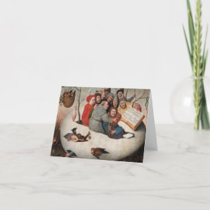 Cartão De Agradecimento O concerto no ovo por Hieronymus Bosch